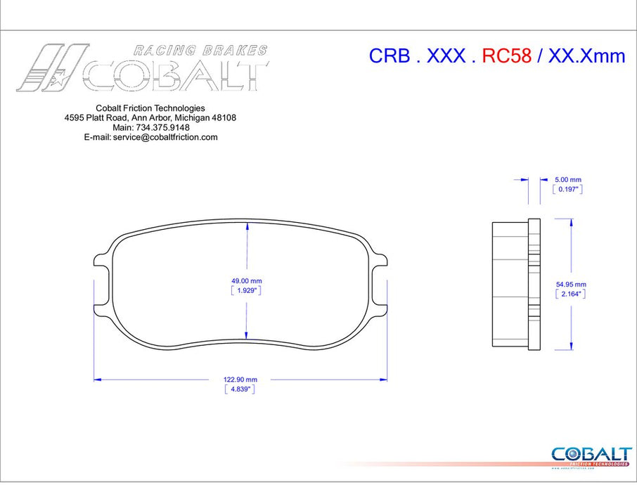 CRB.XRx.RC58 Porsche GT4 Clubsport / MR 981 (Rear)