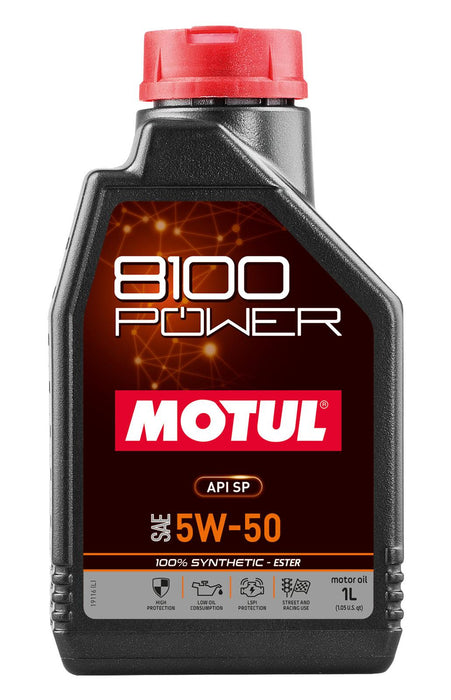 Motul 8100 POWER  5w50 Engine oil
