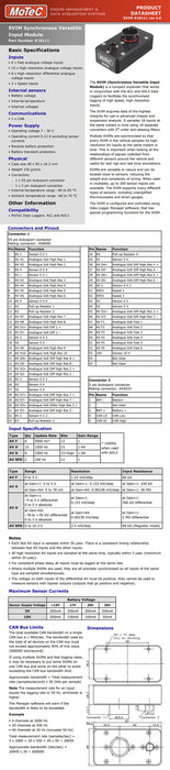 Synchronous Versatile Input Module (SVIM) — GSpeed