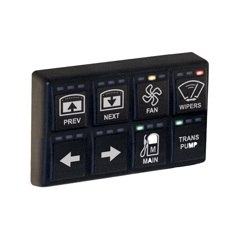 MoTeC 8 Position CAN Keypad — GSpeed