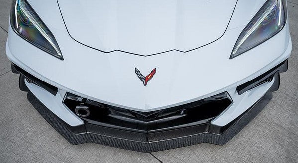 Verus Engineering C8 Corvette Carbon Polyweave Splitter