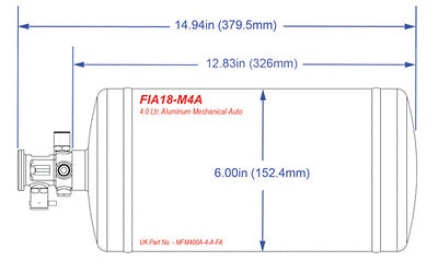 SPA TECHNIQUE FIA18-M4A - 4.0 Ltr. AFFF-AR, Mechanical System