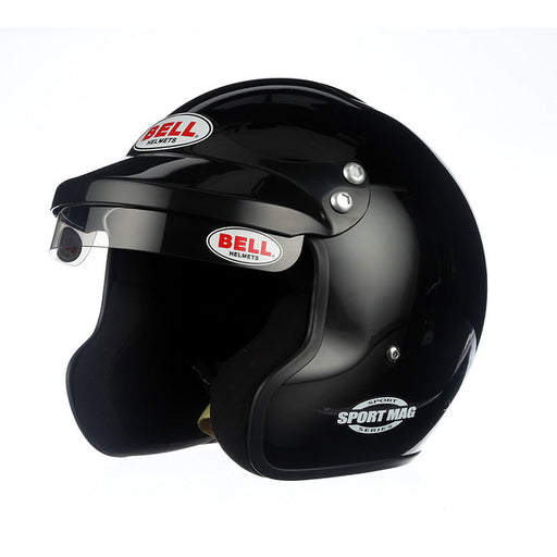 bell half face helmet Powersports Pit Boss Banner Matte Black/Red Medium : Automotive For the racer that desires the comfort and feel of an open Bell SPORT MAG Open Face
